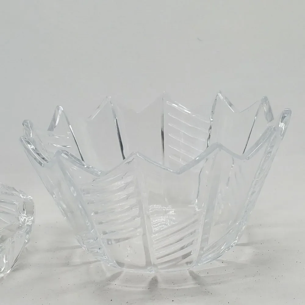 Caesar‎ Crystal Bohemiae Hand Cut Lead Crystal Covered Dish
